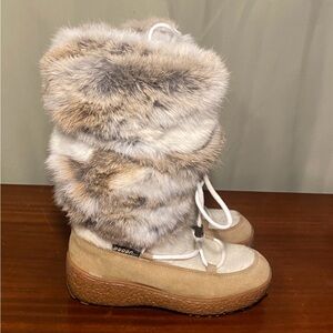 Oscar Sport Furry Winter Boots Women’s size 38 /US 7